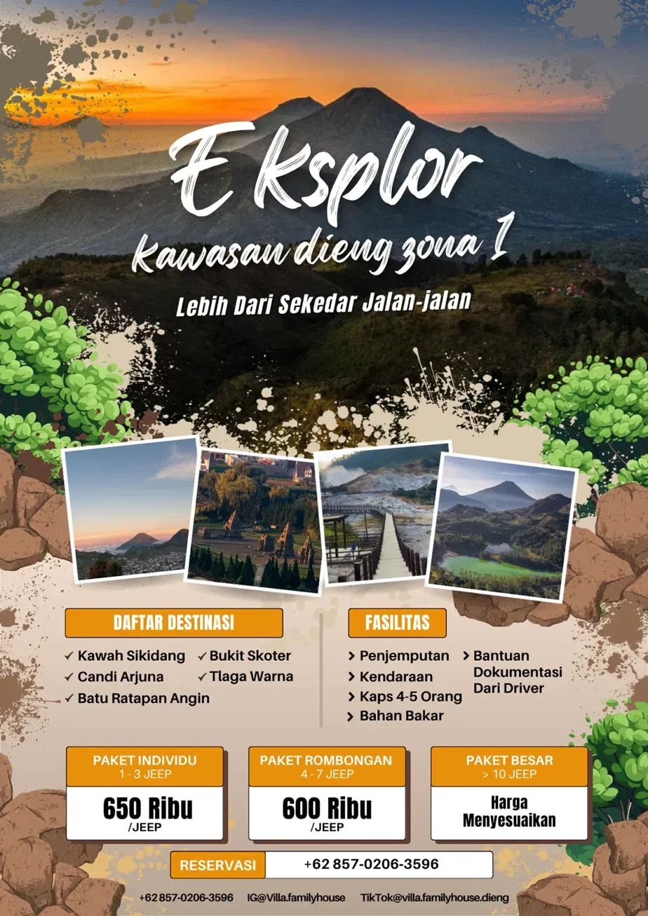 E-ksplor Kawasan Dieng Zona 1